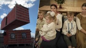 американцы подарили дом