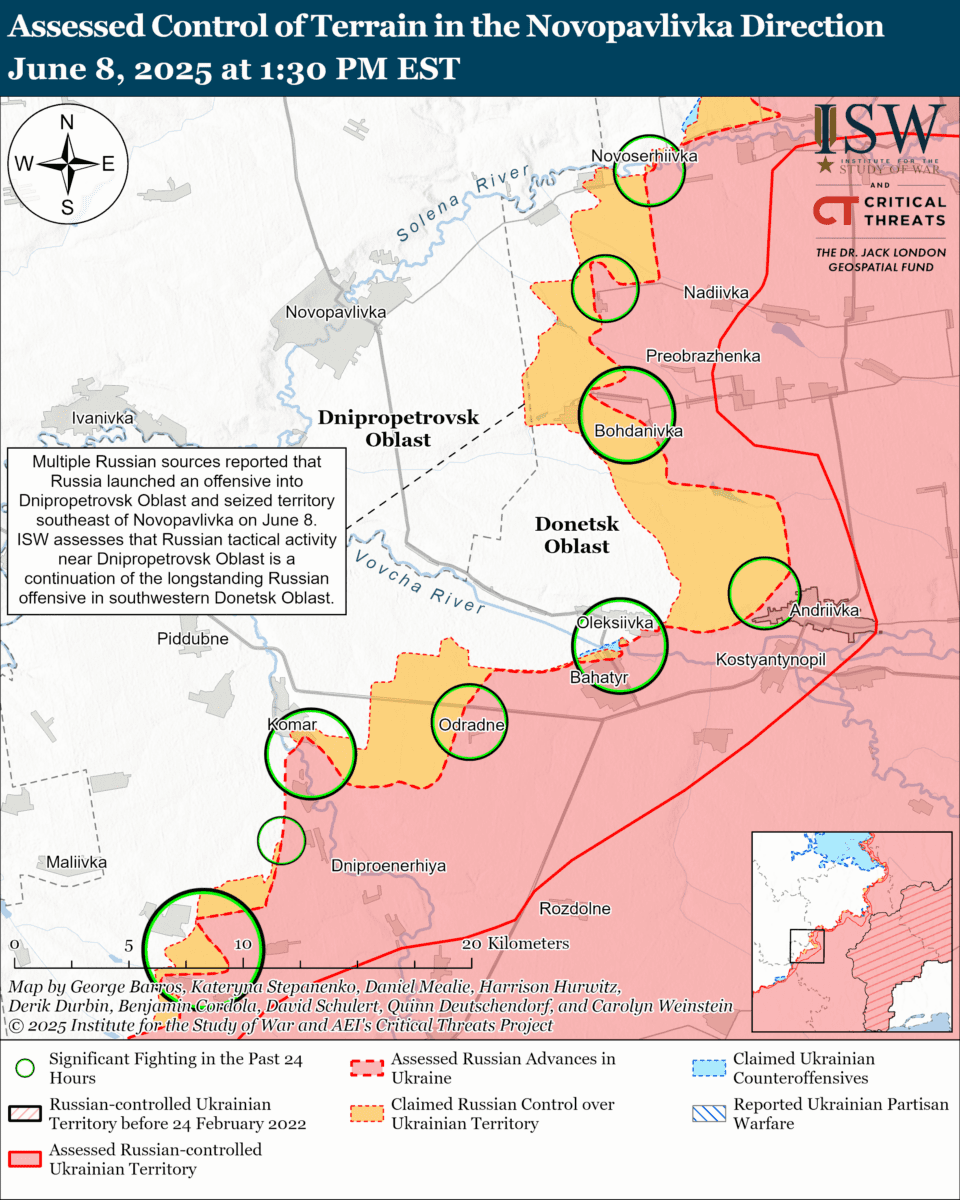 Фото 2 к: Карта боевых действий в Украине — ISW