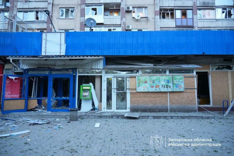 Нічна атака дронами на Запоріжжя: поранено двох поліцейських