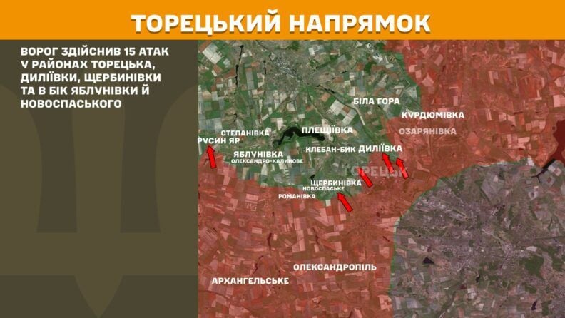 Карта бойових дій 19 червня 2025: в центрі уваги РФ — Покровськ та Новопавлівка