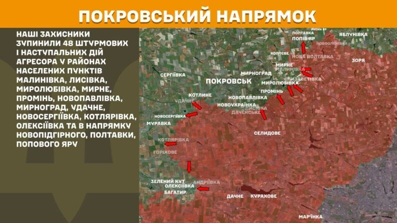 Карта бойових дій 19 червня 2025: в центрі уваги РФ — Покровськ та Новопавлівка