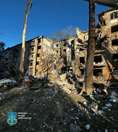 Шахедна ніч: від удару по Києву є загиблі та поранені