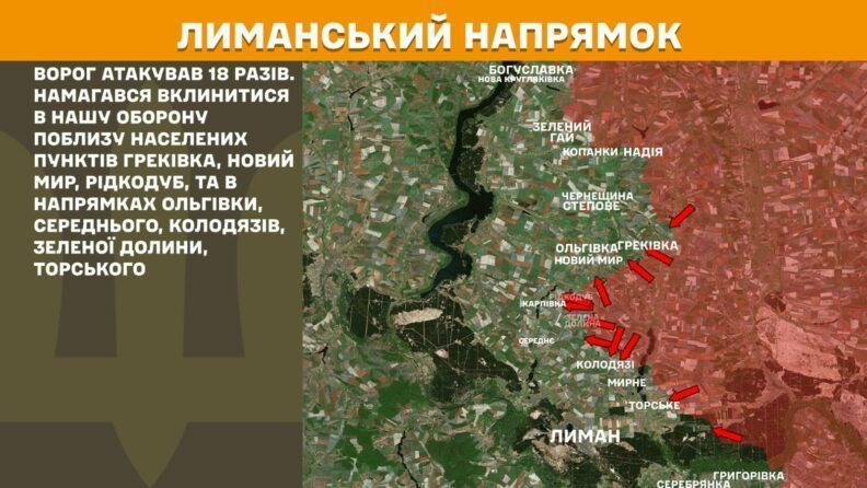 Карта бойових дій 27 червня 2025: росіяни намагаються підійти до Русиного Яру