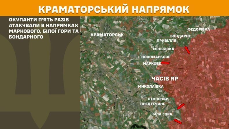 Карта бойових дій 27 червня 2025: росіяни намагаються підійти до Русиного Яру