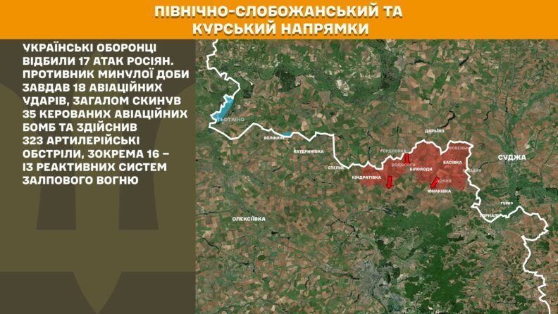 Карта боевых действий 1 июля 2025: поражен один пункт управления и артиллерийские средства РФ