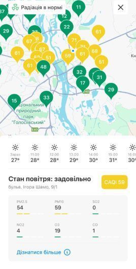 смог в києві сьогодні