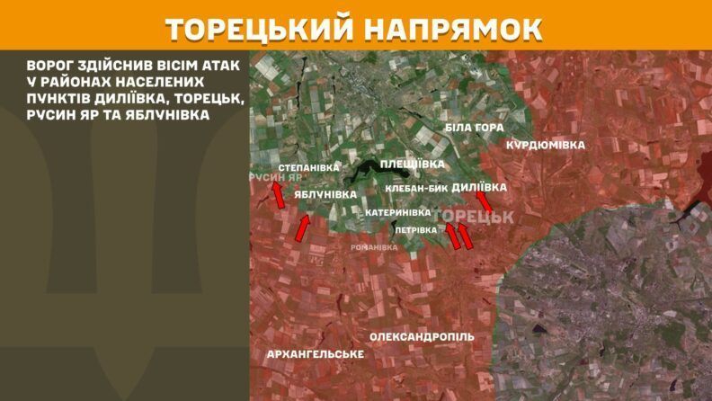 Карта бойових дій 7 липня 2025: росіяни наступають у напрямку Хатнього, що біля Вовчанська