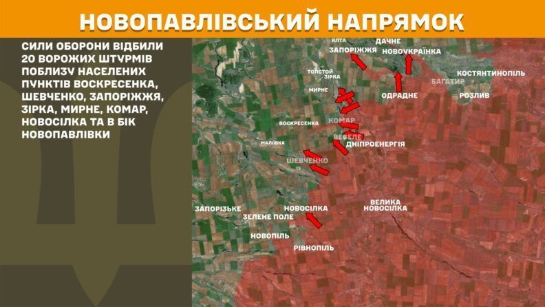 Карта бойових дій 7 липня 2025: росіяни наступають у напрямку Хатнього, що біля Вовчанська