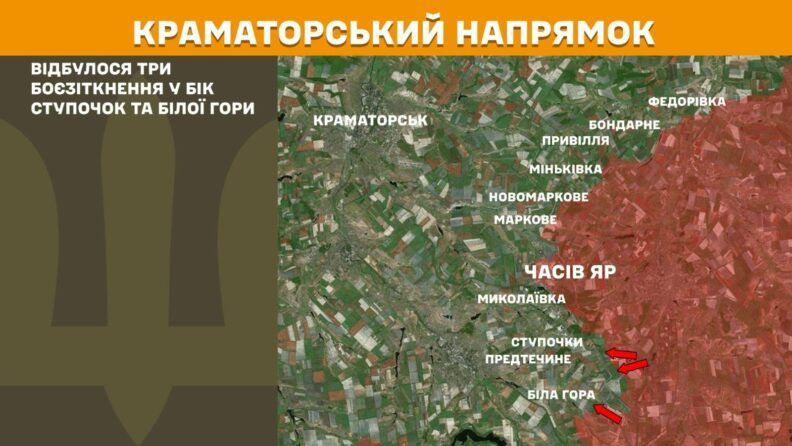 Фото 4 к: Карта боевых действий 9 июля