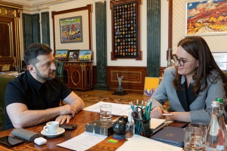 Фото 1 до: Зустріч Зеленського та Свириденко