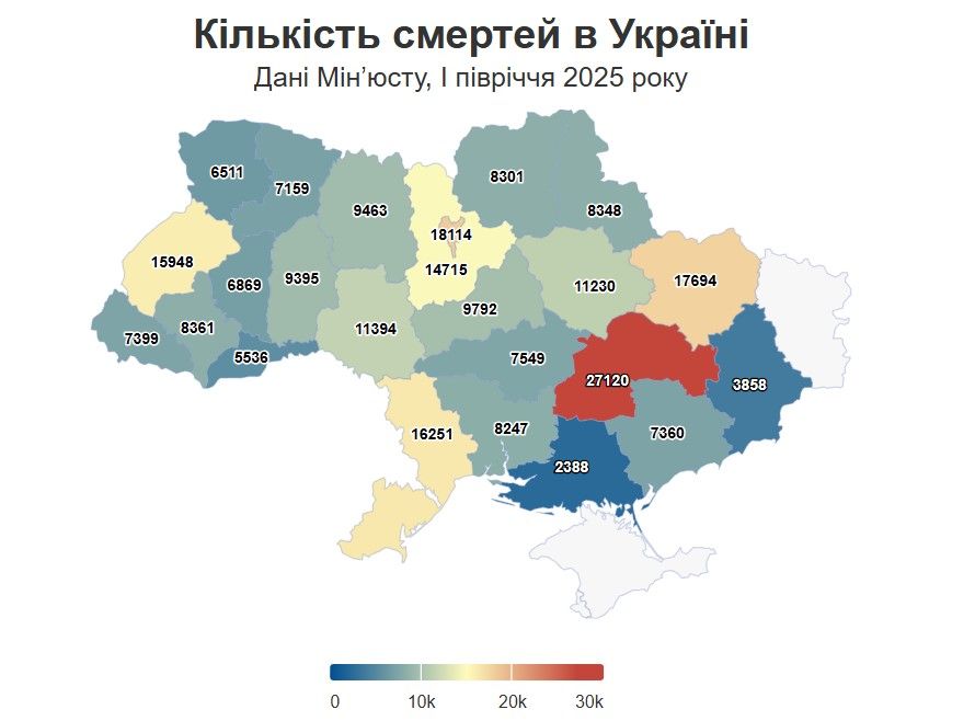 смертність в україні