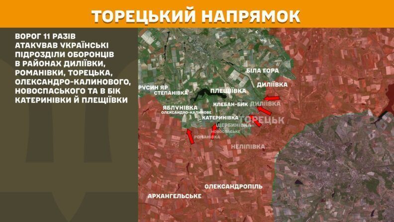 Карта боевых действий 22 июля 2025: усиливаются атаки в направлении Новопавловки