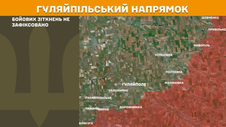 Карта бойових дій 29 липня 2025: затишшя під Гуляйполем та посилення боїв під Лиманом