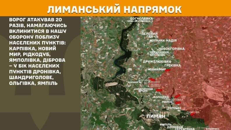 Карта бойових дій 31 липня 2025: майже півсотні штурмів на Покровському напрямку