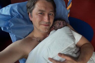 Фото к: Притула в четвертый раз стал отцом: в семье родился сын Марко
