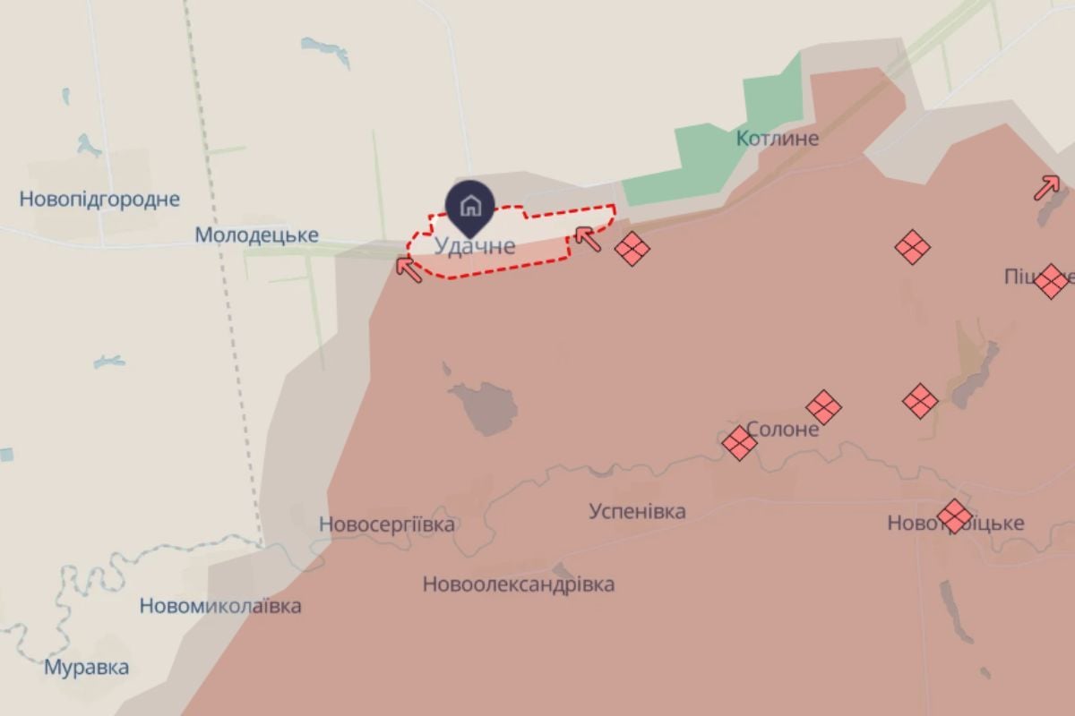 ВСУ освободили Удачное