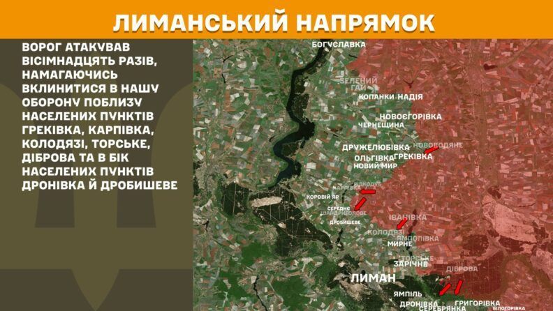 Карта бойових дій 3 вересня 2025: росіяни наступають в бік Куп’янська, Петропавлівки, Моначинівки