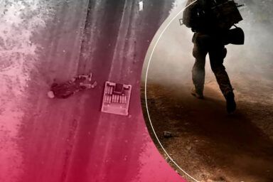 Фото до: Робот врятував життя пораненому десантнику на Купʼянському напрямку
