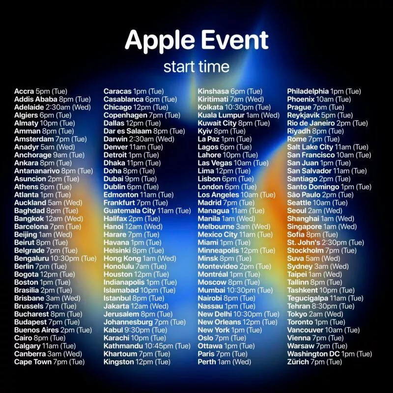 Фото до: Коли буде презентація Apple та де її дивитися