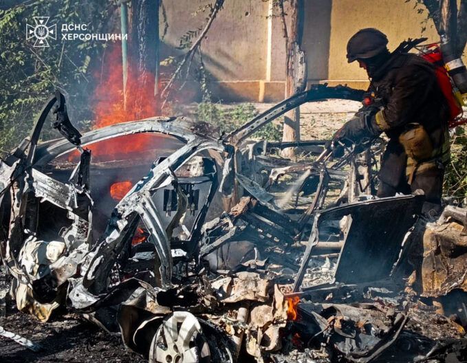 Вибух кожні дві хвилини: Херсон атакувала російська авіація