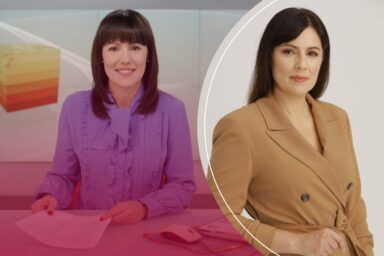 Фото к: Татьяна Высоцкая 20 лет в эфире: профессиональный путь ведущей Вікна-новини