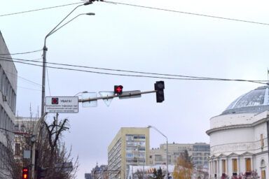 Фото до: Світлофор Грецький хрест у Києві: як працює новий сигнал