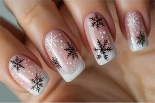 маникюр на новый год 2026