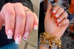 Манікюр із сердечками