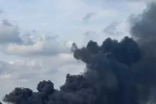 Горение нефтепродуктов в Бродах