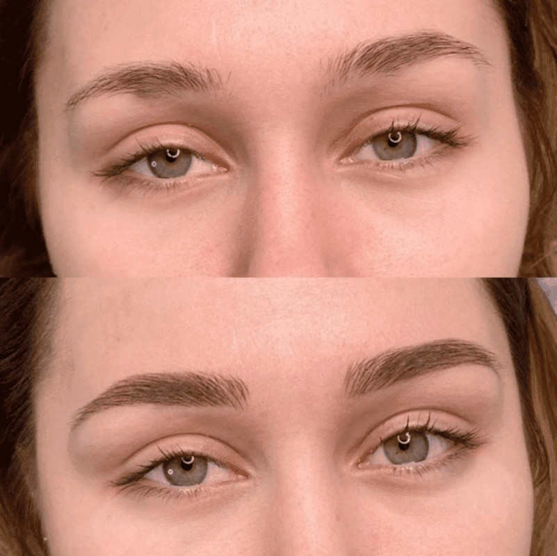 Пудрове напилення брів