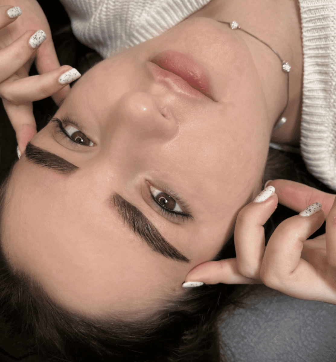 Пудровий татуаж брів