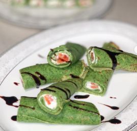 Шпинатные блины