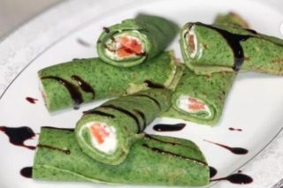 шпинатні млинці рецепт