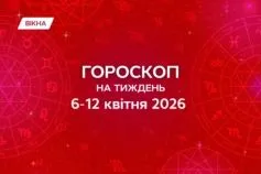 гороскоп на тиждень з 6 по 12 квітня 2026