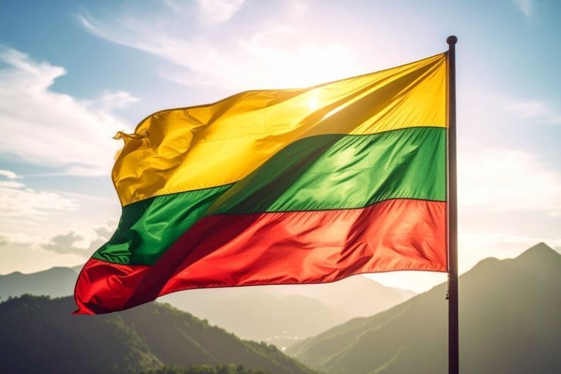 Фото <a href="https://www.pexels.com/photo/lithuanian-flag-with-mountain-background-32429336/" target="_blank">Pexels</a> посадовець литви не знав чий крим
