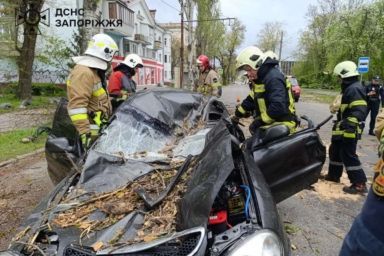 Фото к: Непогода в Украине: три погибших и сотни обесточенных деревень в 13 областях