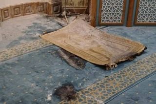 Ночной нападение на мечеть во Львове: неизвестный пытался сжечь минбар