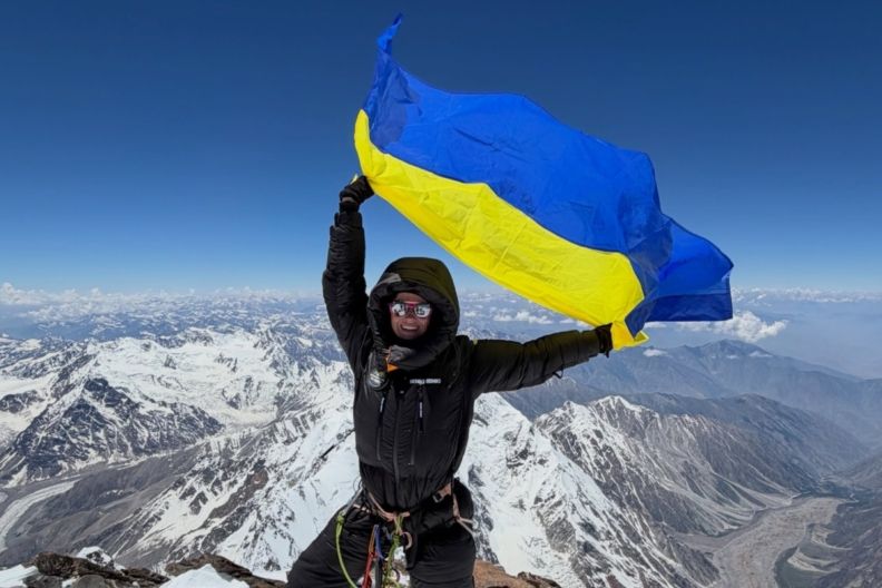 Украинская альпинистка Антонина Самойлова Антонина Самойлова на горе Нанга-Парбат