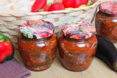 баклажаны в аджике на зиму